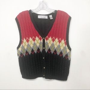 Front Sweater Vest 